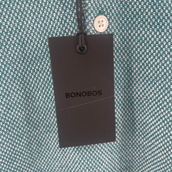 BONOBOS Sweater Large NWT Knit Textured Mens Office Business Casual Preppy Prep - Picture 4 of 10